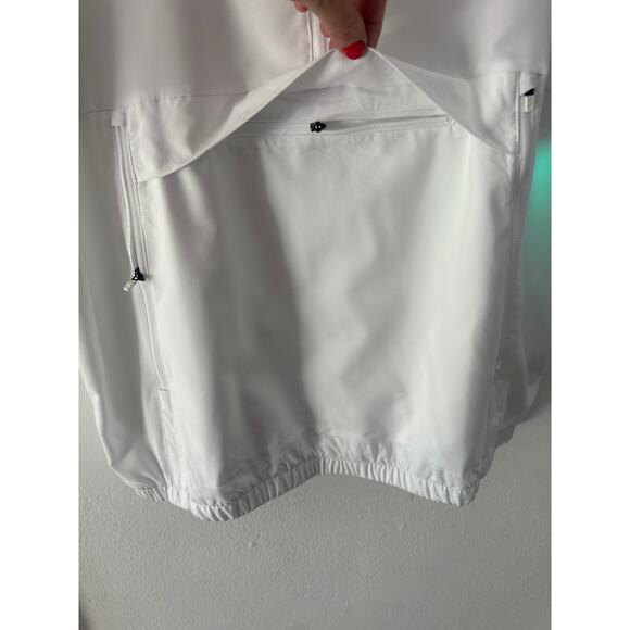 Men's adidas White Miami Hurricanes M STM AEROREADY Half-Zip Jacket - Picture 7 of 11